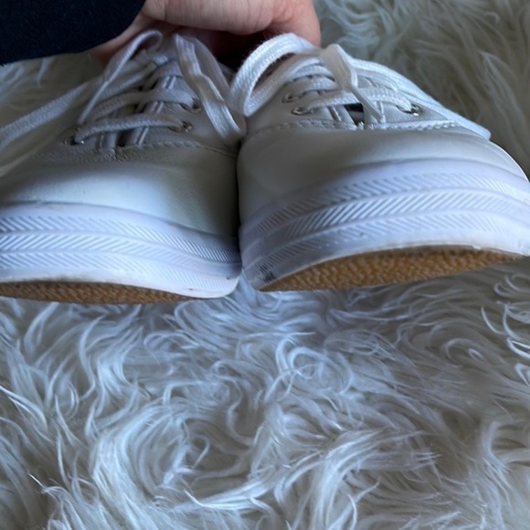 Keds Women's Champion Originals Tennis Leather, Dream foam,White,Size 7W - Picture 7 of 9
